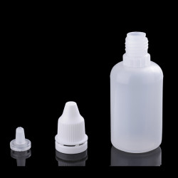 5-PACK - Plastic Bottle - Pointed Tip - Lockable Cap - 30 ml