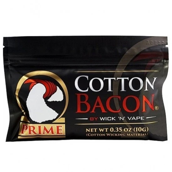 Cotton Bacon Prime Cotton - 0.35 OZ (10G) Wick N Vape Premium Cotton