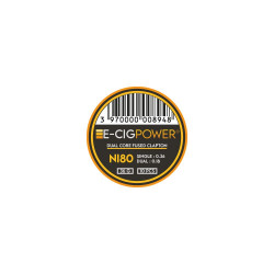 Wire - E-Cig Power - Ni80 Triple Core Fused Clapton- (Pack of 10)