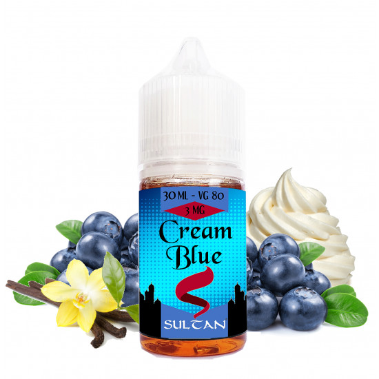 CREAM BLUE E-LIQUID - SULTAN - 10ML