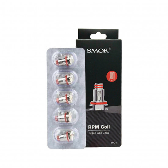 SMOK RPM Replacement Coils – Triple 0.6 Ohm (Pack of 5)