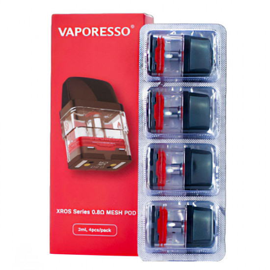 Vaporesso XROS Mesh Pod Tank Cartridge 0.8 ohm - (4 Piece)