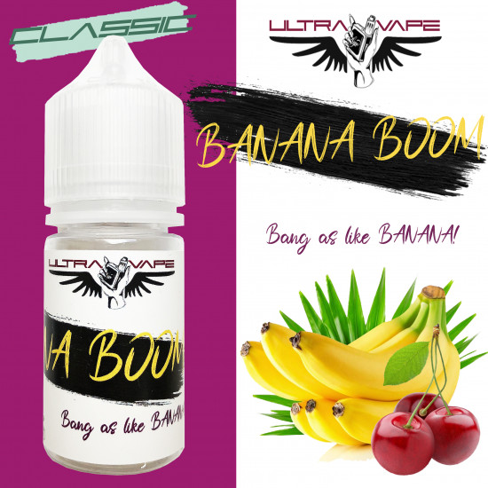 ULTRAVAPE - BANANA BOOM E-LIQUID - 10ML